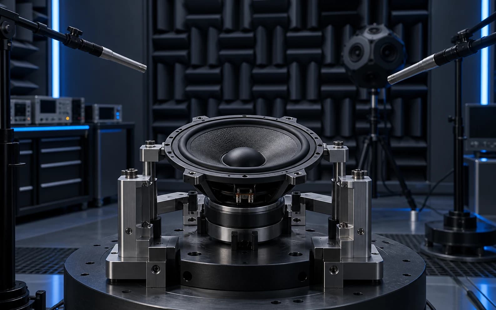 Component speaker acoustic quality-control testing