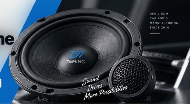 ZEMING car audio speaker and amplifier product range