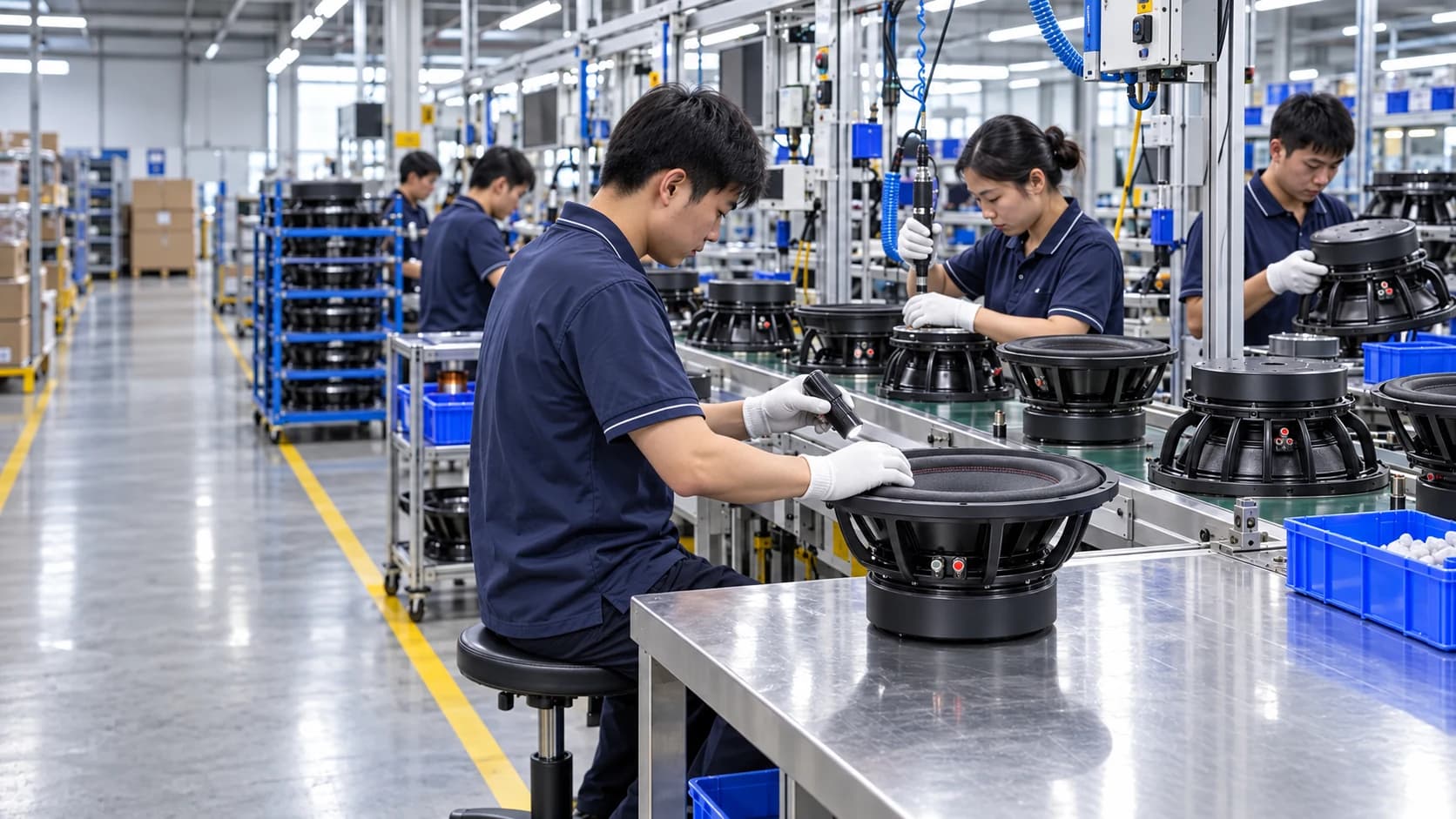 ZEMING car audio production line
