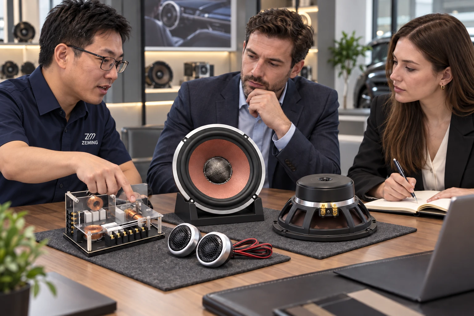 ZM-X65W customer discussion scene