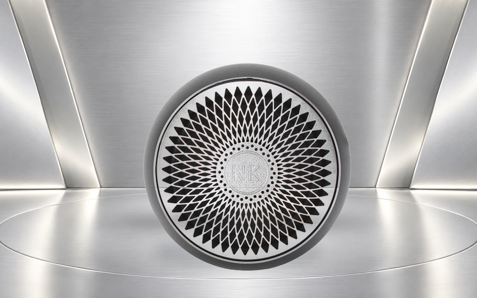 ZM-CF35-P-AL original front view on a bright platinum studio display field
